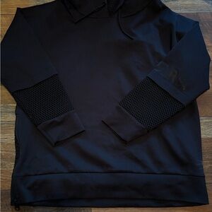 IVY PARK Black Mesh Sleeve and Mesh Back Hoodie